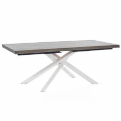 Tavolo da Pranzo di Design in Legno e Metallo Made in Italy - Skipper
