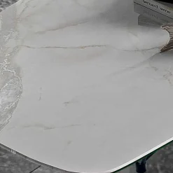 Tavolo da Pranzo in Ceramica e Acciaio Made in Italy Alta Qualità - Ezzellino