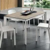 Tavolo da Pranzo in Laminam con Struttura in Alluminio Made in Italy - Bavaria
