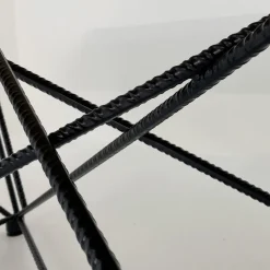 Tavolo da Pranzo in Legno Impiallacciato e Acciaio Made in Italy – Ezzellino