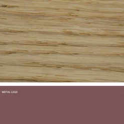 Tavolo da pranzo in legno massellato moderno fatto in Italia, Mitia