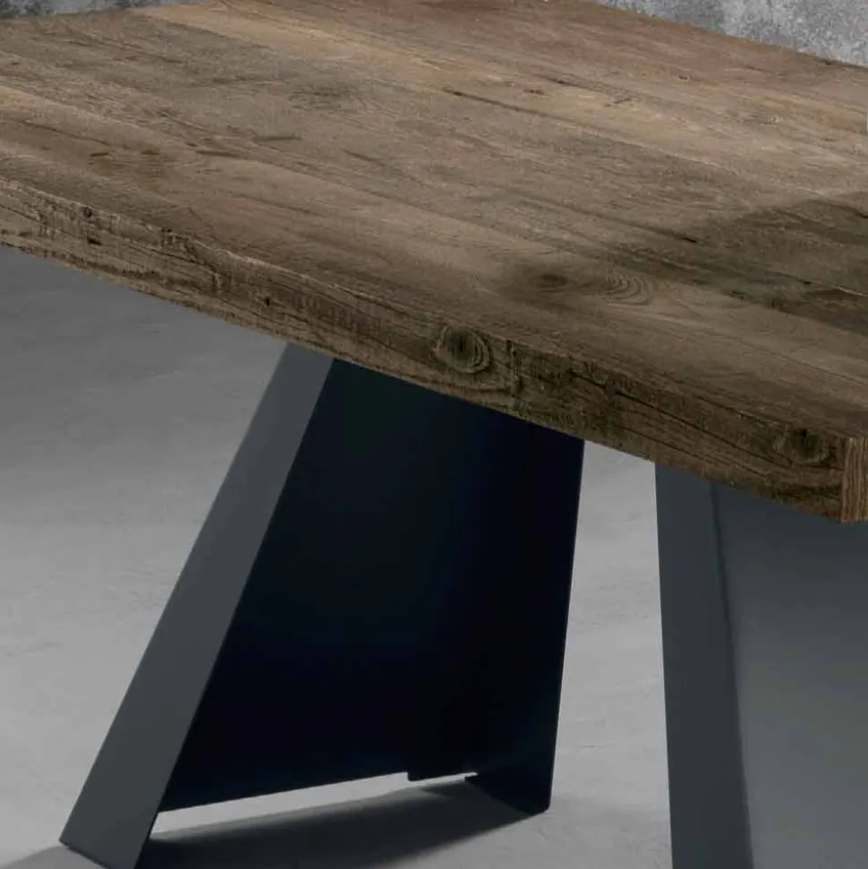 Tavolo da Pranzo in Legno Massello Made in Italy – Zerba