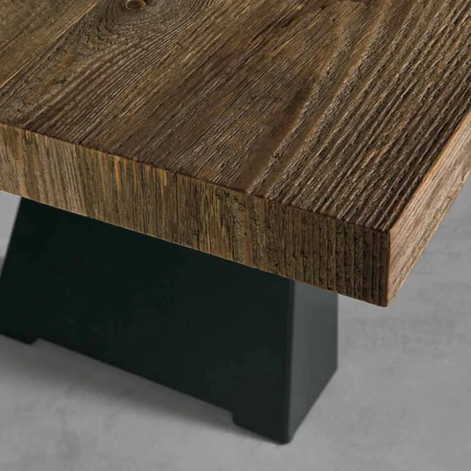 Tavolo da Pranzo in Legno Massello Made in Italy – Zerba