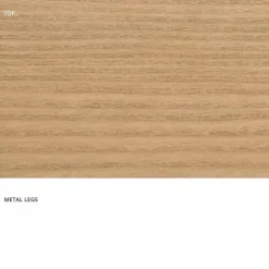 Tavolo da pranzo in legno MDF e metallo moderno made in Italy, Dionigi