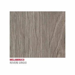 Tavolo da Pranzo in Melaminico e Metallo Verniciato Made in Italy - Remigio