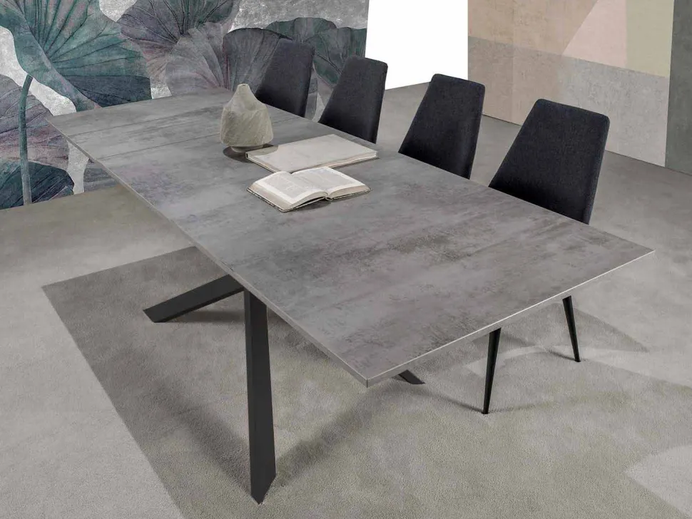 Tavolo da Pranzo Moderno Allungabile, Piano Laminato - Marliana