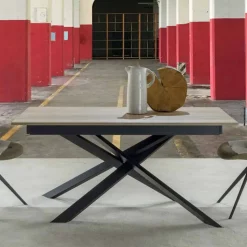Tavolo da Pranzo Moderno Allungabile, Piano Laminato - Marliana