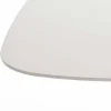 Tavolo da pranzo moderno bianco in MDF finitura rovere 100x200cm Clark