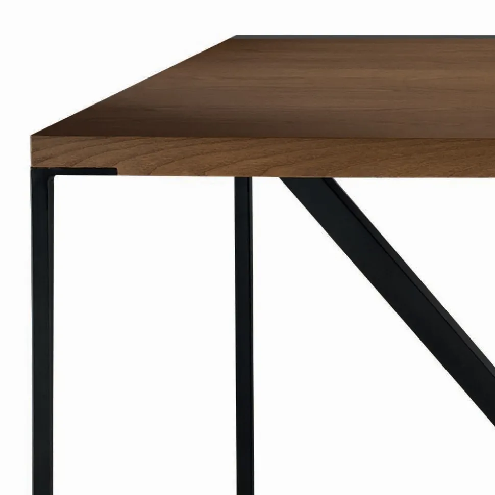 Tavolo da Pranzo Piano in Legno Massello Listellare Made in Italy - Adelio