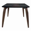Tavolo da Pranzo Piano in Mdf con Inserto Superiore Made in Italy - Abisso