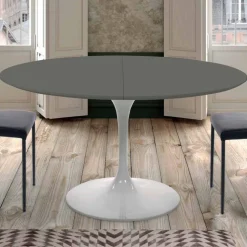 Tavolo da Pranzo Rotondo Allungabile Fino a 170 cm Made in Italy - Dollars