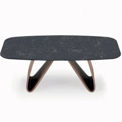 Tavolo da Soggiorno Fisso con Base in Legno Made in Italy - Equatore