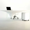 Tavolo di design con base in cristallo prodotto in Italia, Teggiano
