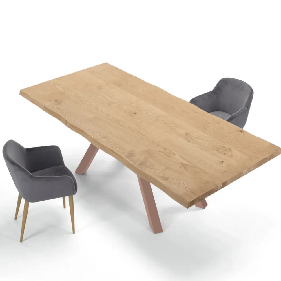 Tavolo di Design in Legno e Acciaio Fino a 12 Posti Made in Italy – Settimmio