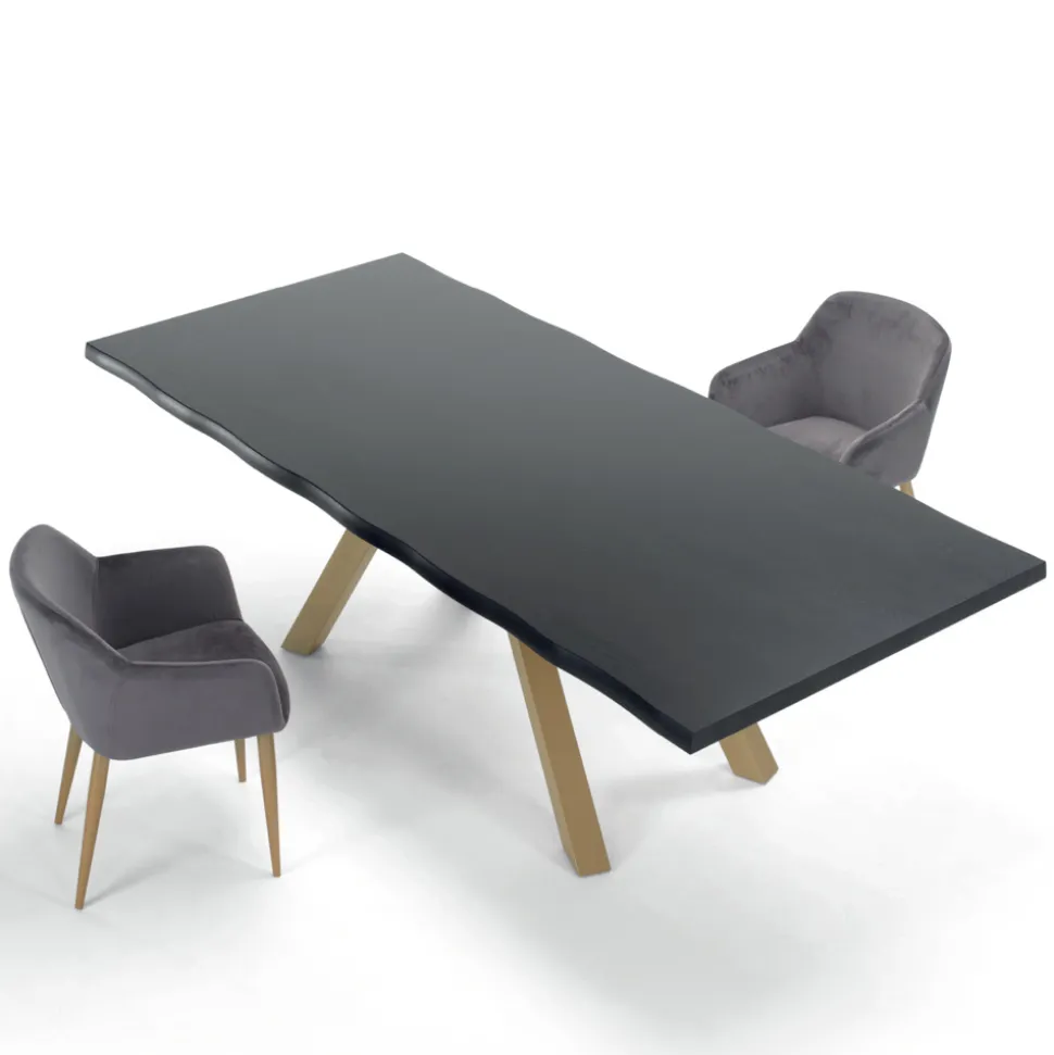 Tavolo di Design in Legno e Acciaio Fino a 12 Posti Made in Italy – Settimmio