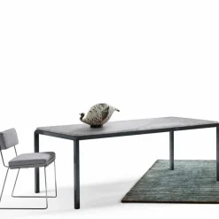 Tavolo di design in marmo bianco Bebop made in Italy