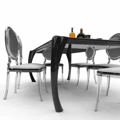Tavolo di design moderno da pranzo prodotto in Italia, Milzano