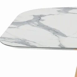 Tavolo Fisso a Botte in Laminato e Legno di Frassino Made in Italy - Nord