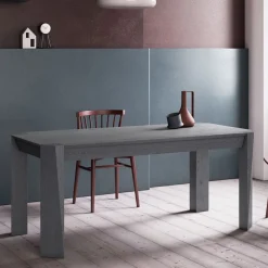 Tavolo Fisso con Piano Bisellato Listellare Made in Italy - Tratto