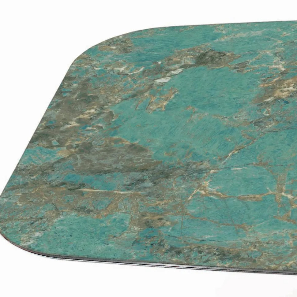 Tavolo Fisso in Ceramica Amazzonite Lucido Made in Italy - Grotta