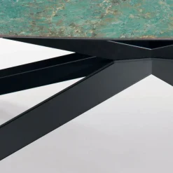 Tavolo Fisso in Ceramica Amazzonite Lucido Made in Italy - Grotta