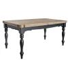 Tavolo Indoor Allungabile in Abete con Angoli Sagomati e Intarsi Made in Italy – Faramir