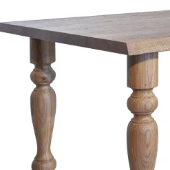 Tavolo Indoor con Piano e Gambe in Rovere Realizzato in Italia – Geolier