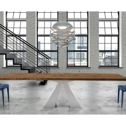 Tavolo in Legno Allungabile fino a 300 cm Moderno Made in Italy - Dalmata