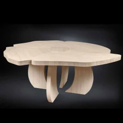 Tavolo in legno di rovere spazzolato con finitura in cera Andy