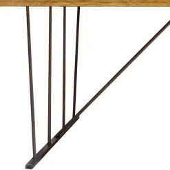 Tavolo in Rovere Massellato e Gambe in Metallo Made in Italy - Consuelo