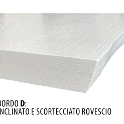 Tavolo in Rovere Massellato e Gambe in Metallo Made in Italy - Consuelo