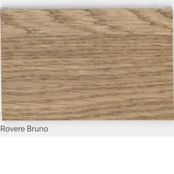 Tavolo in Rovere Nodato con Base in Metallo Color Grigio Ferro Made in Italy - Gonna