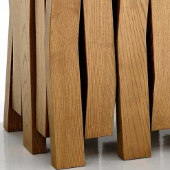 Tavolo in vetroceramica di moderno design fatto in Italia, Egisto