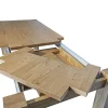 Tavolo Living Allungabile in Placcato di Rovere Nodato Made in Italy – Durin