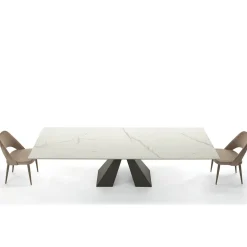 Tavolo Moderno Allungabile Fino a 278 cm in Ceramica Made in Italy – Dalmata
