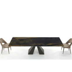 Tavolo Moderno Allungabile Fino a 278 cm in Ceramica Made in Italy – Dalmata