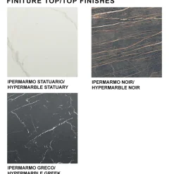Tavolo Moderno Rettangolare in Ceramica e Acciaio Made in Italy – Settimmio