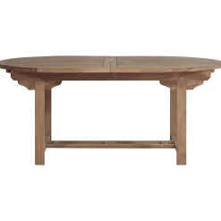 Tavolo Ovale Allungabile a 240 cm da Esterno Realizzato in Teak - Edera