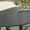 Tavolo Ovale da Giardino Realizzato Interamente in Metallo - Archivio