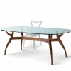 Tavolo ovale da pranzo in legno design moderno, L197xP109 cm, Fraco