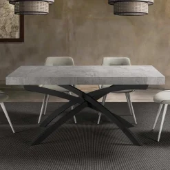Tavolo per Sala da Pranzo in Legno Nobilitato Allungabile Fino a 280 cm - Lukas