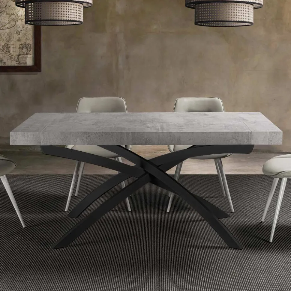 Tavolo per Sala da Pranzo in Legno Nobilitato Allungabile Fino a 280 cm - Lukas