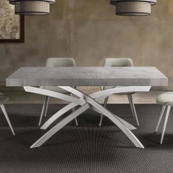 Tavolo per Sala da Pranzo in Legno Nobilitato Allungabile Fino a 280 cm - Lukas