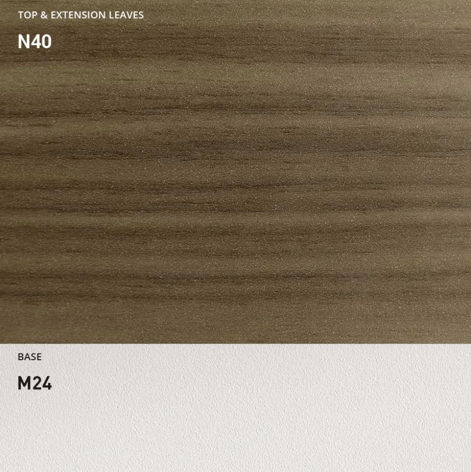 Tavolo Pranzo Allungabile 190 cm Metallo e Legno Made in Italy - Euclideo