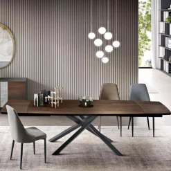 Tavolo Pranzo Allungabile Fino a 300 cm in Rovere Made in Italy - Antonino