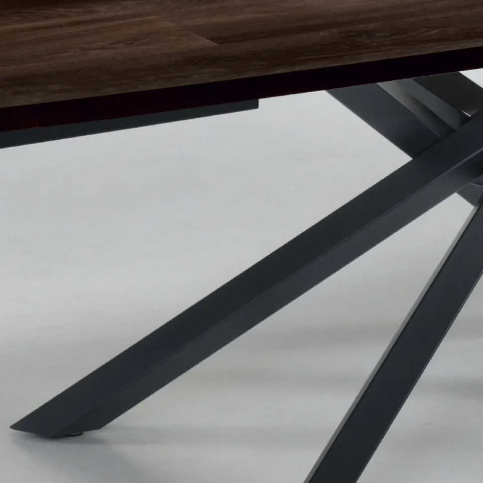 Tavolo Pranzo Allungabile Fino a 300 cm in Rovere Made in Italy - Antonino