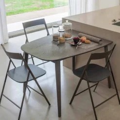 Tavolo Pranzo Allungabile fino a 170 cm in Legno Impiallacciato - Nutello