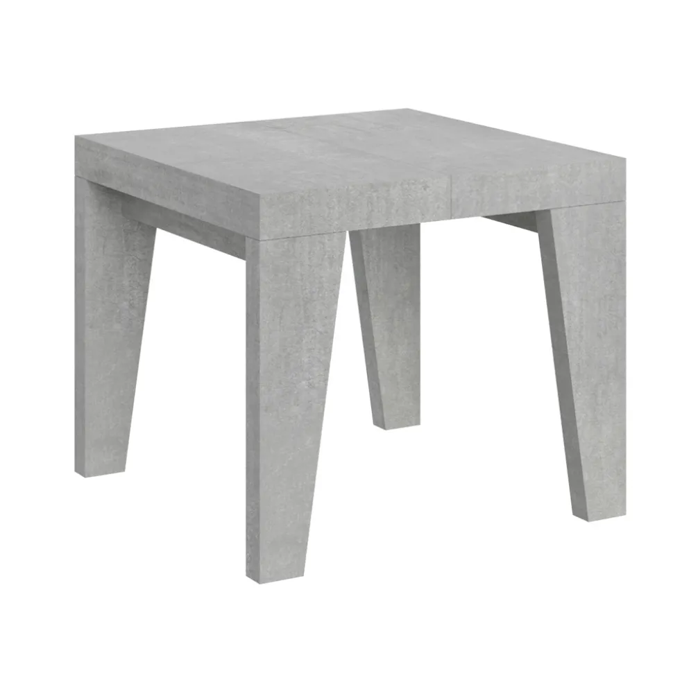 Tavolo Quadrato Allungabile a 246 cm in Legno Made in Italy - Fiore