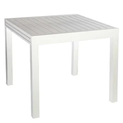 Tavolo Quadrato Allungabile a 180 cm Realizzato in Alluminio - Pennarello