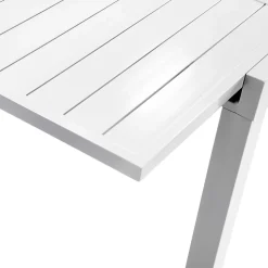 Tavolo Quadrato Allungabile a 180 cm Realizzato in Alluminio - Pennarello